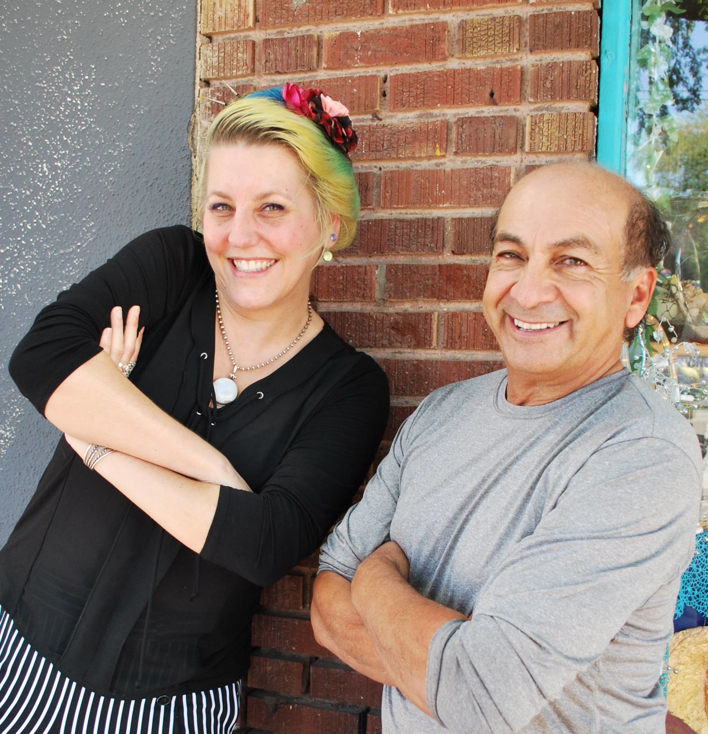 Lizzie Mead and David Aguirre